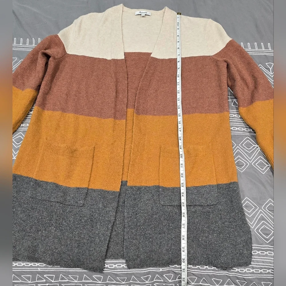 Madewell Kent Striped Cardigan Size Small - Picture 3 of 8